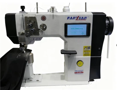 산업용 재봉틀을 사용하여 옷단 박음질하는 방법은 무엇인가요?